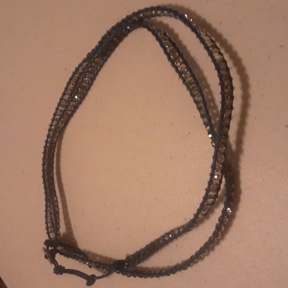 Victoria Emerson Jewelry - Victoria Emerson Long 36" Blue Bling Necklace